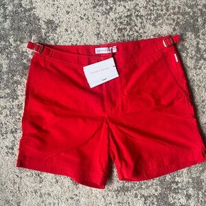 Orlebar Brown Bulldog Rescue Red Swim Shorts